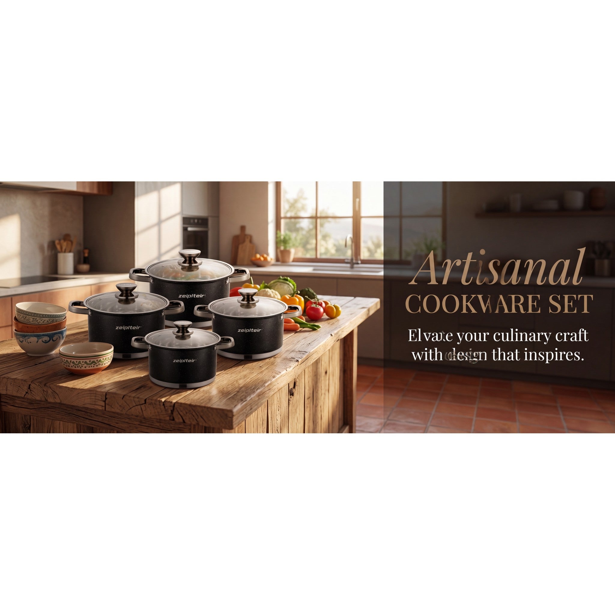 Outer-Coated Pot Set