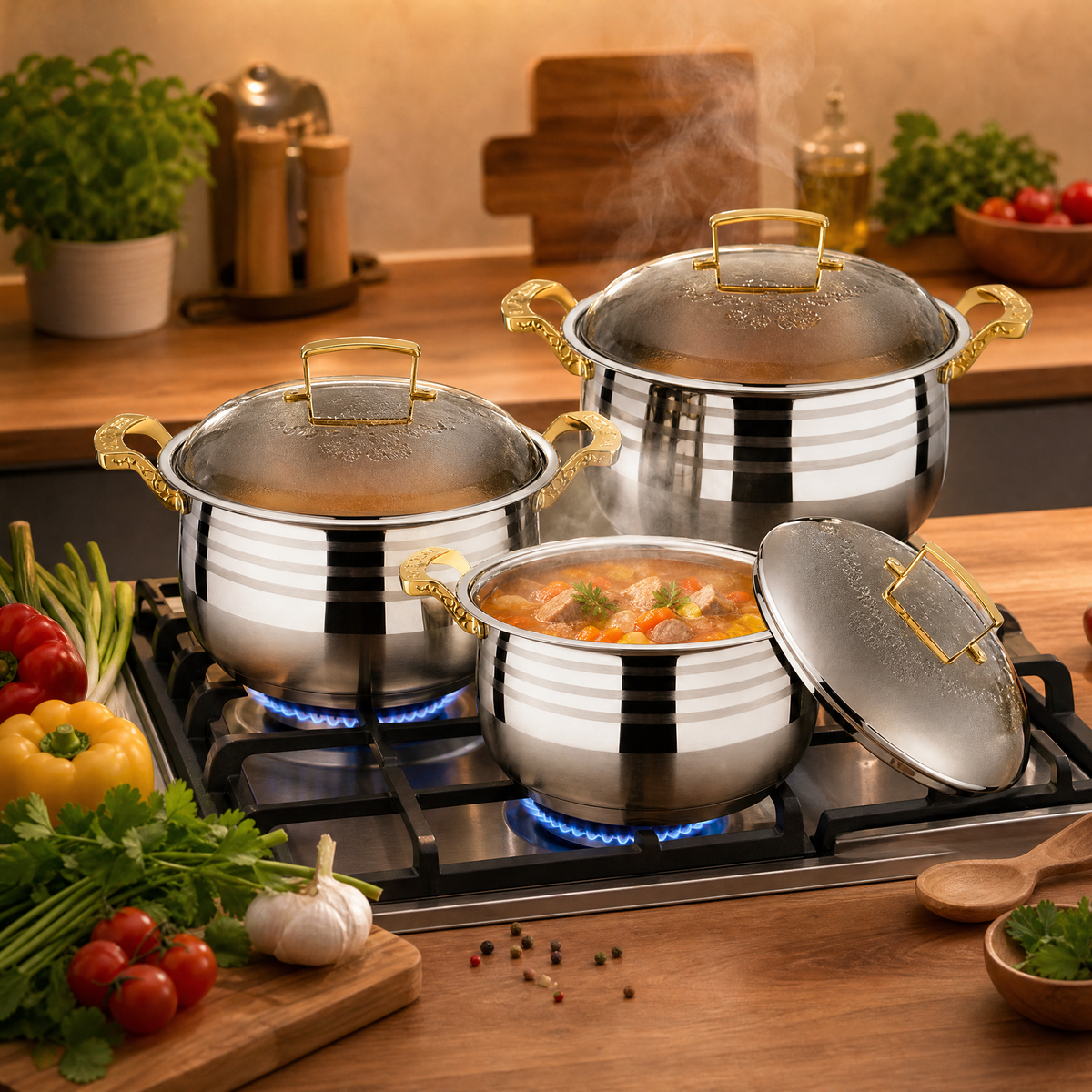 Golden Ears Cookware Set